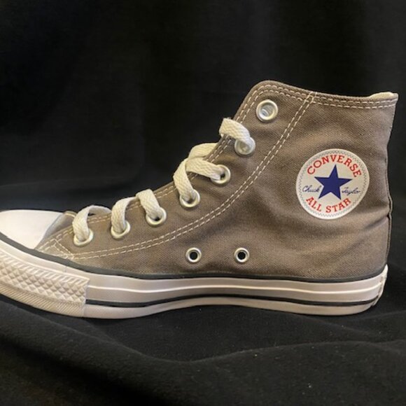 Converse High Tops. Womens 6. Mens 5. Light Grey. - Picture 3 of 8